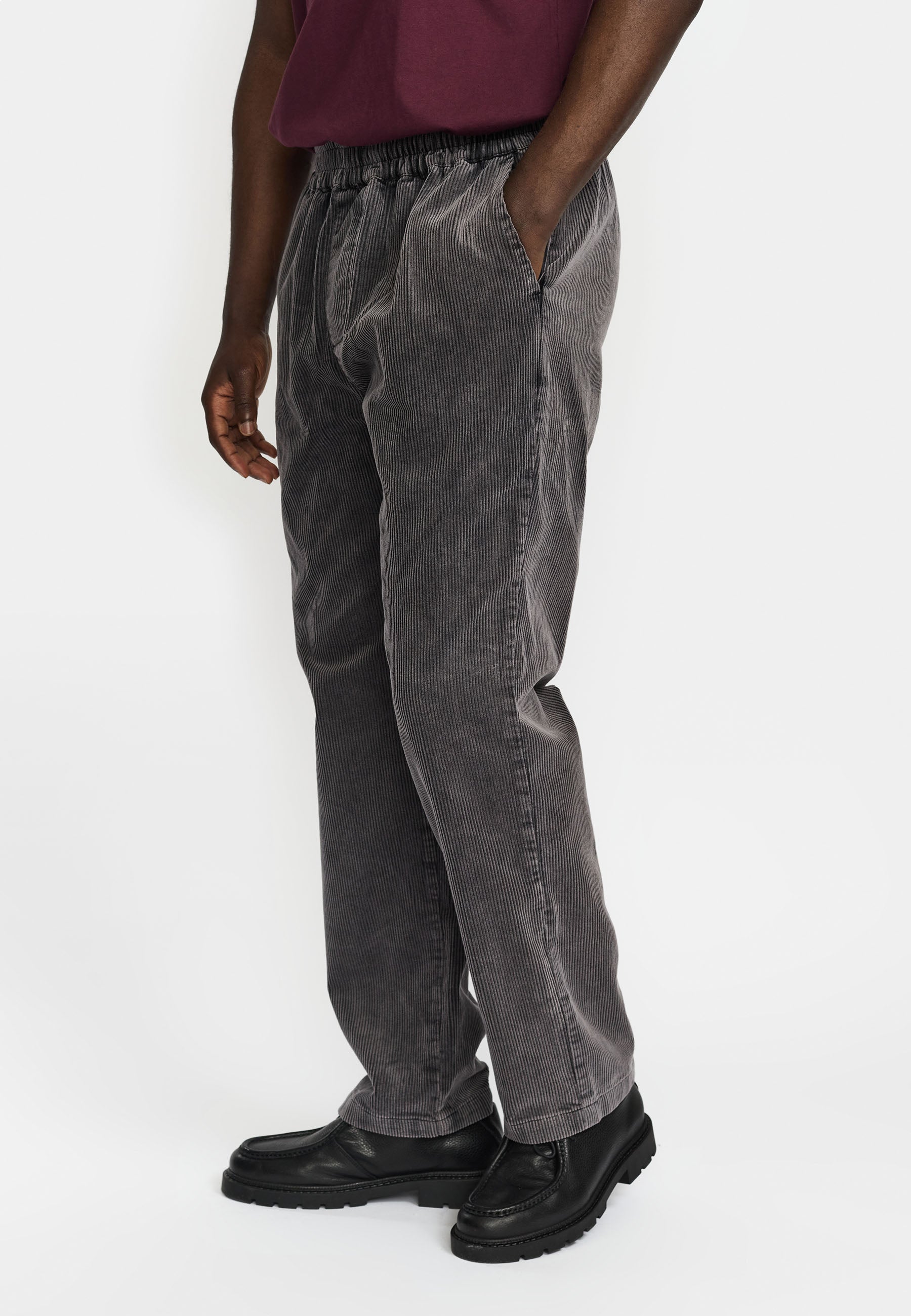 Revolution Casual Trousers Trousers Darkgrey