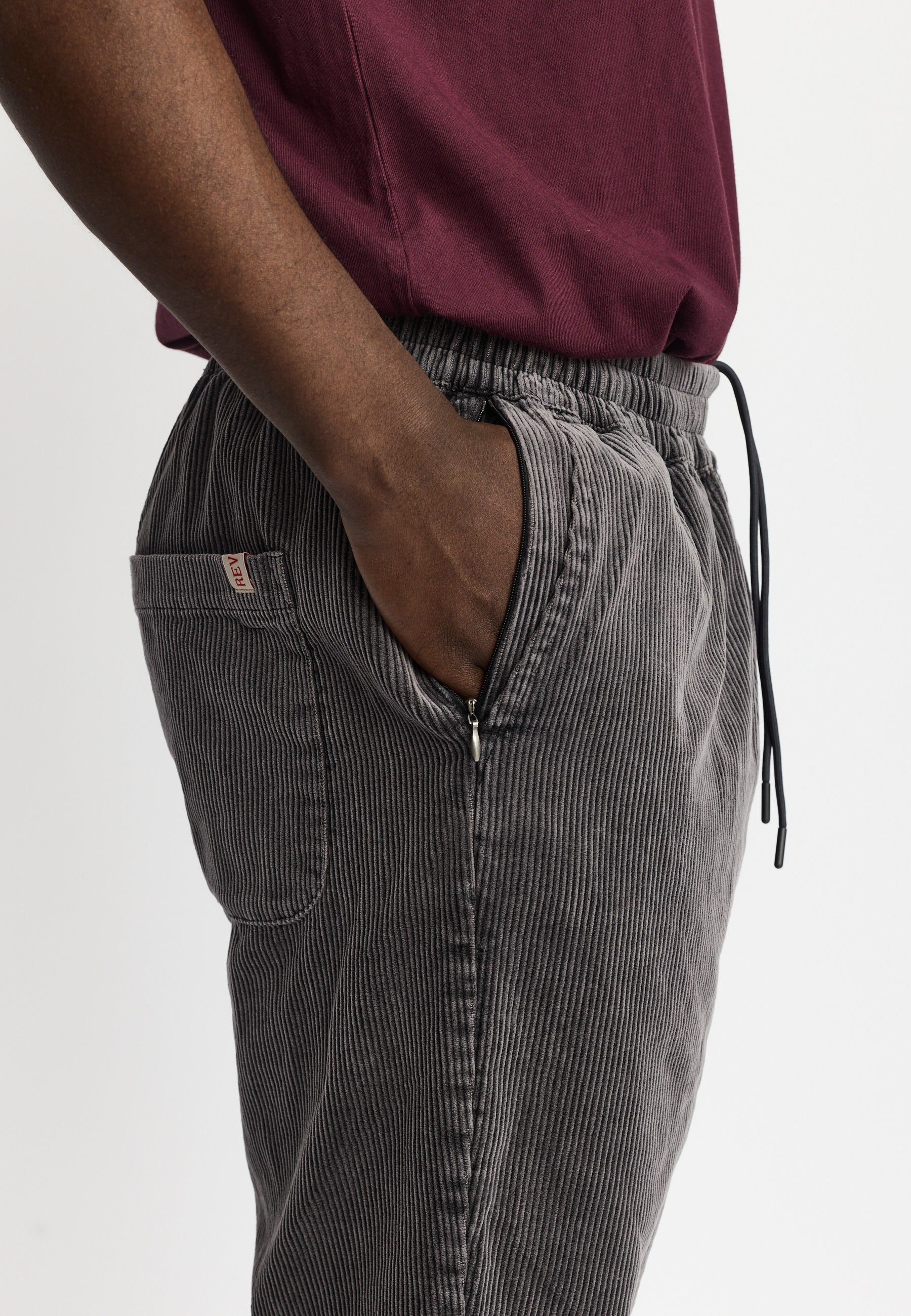 Revolution Casual Trousers Trousers Darkgrey