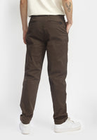 Revolution Chino Trousers Trousers Darkbrown