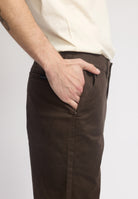 Revolution Chino Trousers Trousers Darkbrown