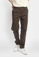 Revolution Chino Trousers Trousers Darkbrown