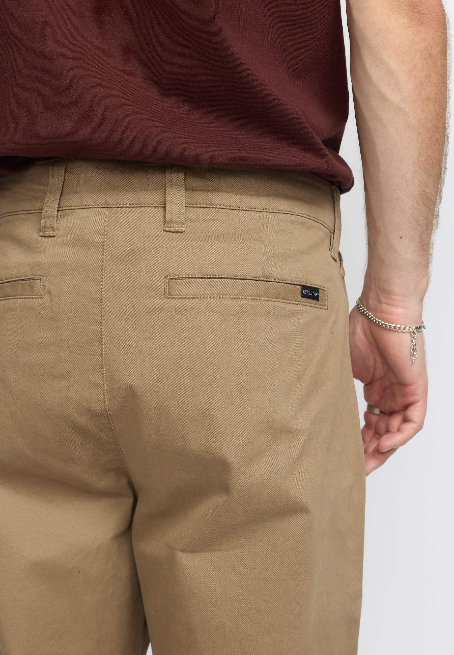 Revolution Chino Trousers Trousers Darkkhaki