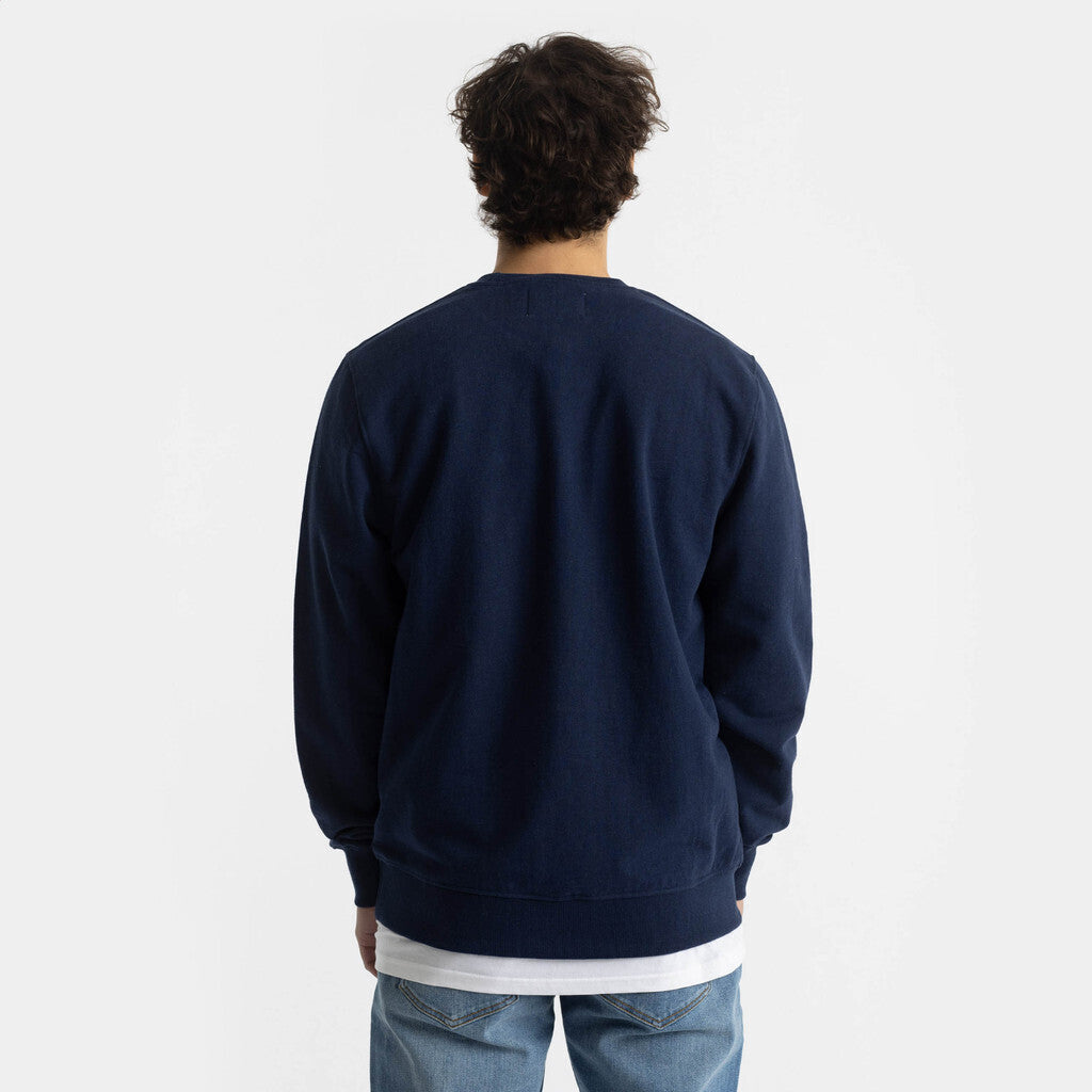 Revolution Crewneck Sweatshirts Navy-melange