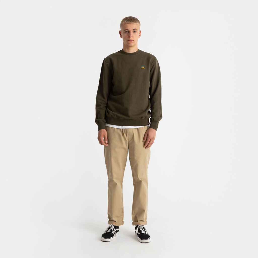 Revolution Crewneck Sweatshirts Army-melange