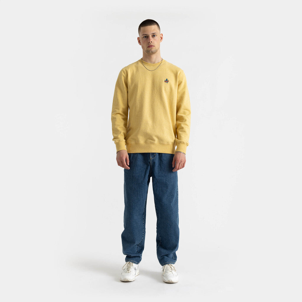 Revolution Crewneck Sweatshirts Lightyellow-melange