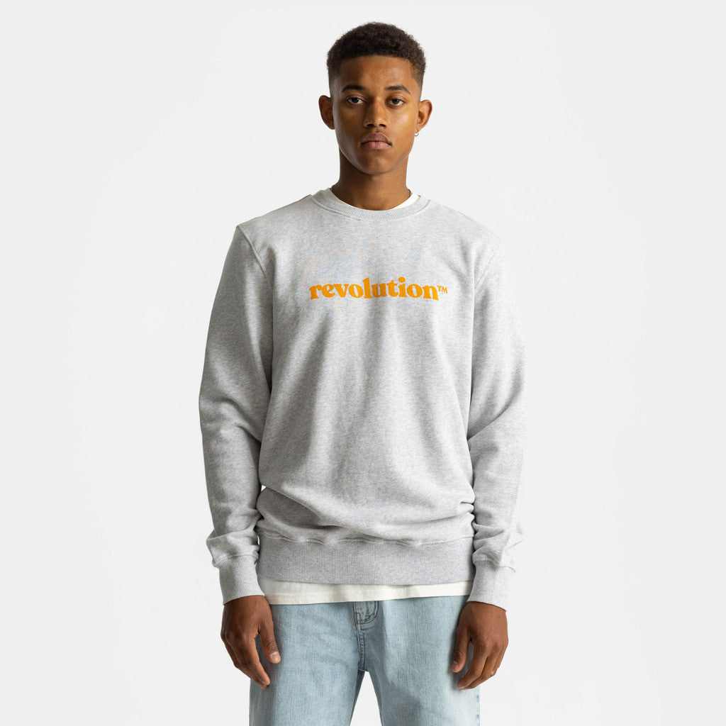 Revolution Crewneck Sweatshirts Lightgrey-melange