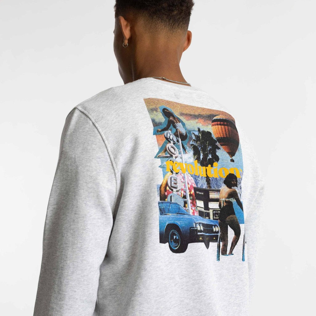 Revolution Crewneck Sweatshirts Lightgrey-melange