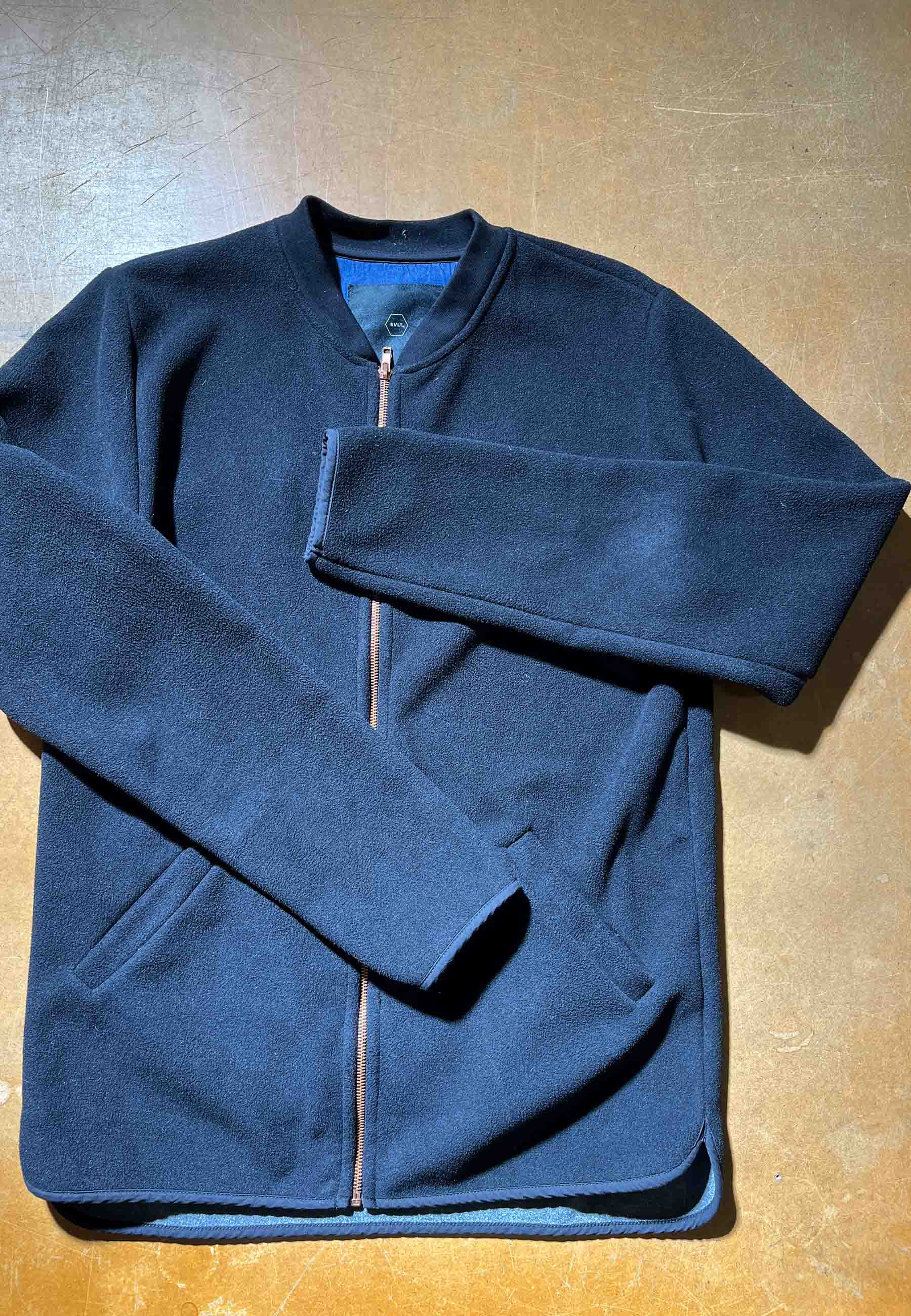 Revolution Crewneck zip Vintaged Black