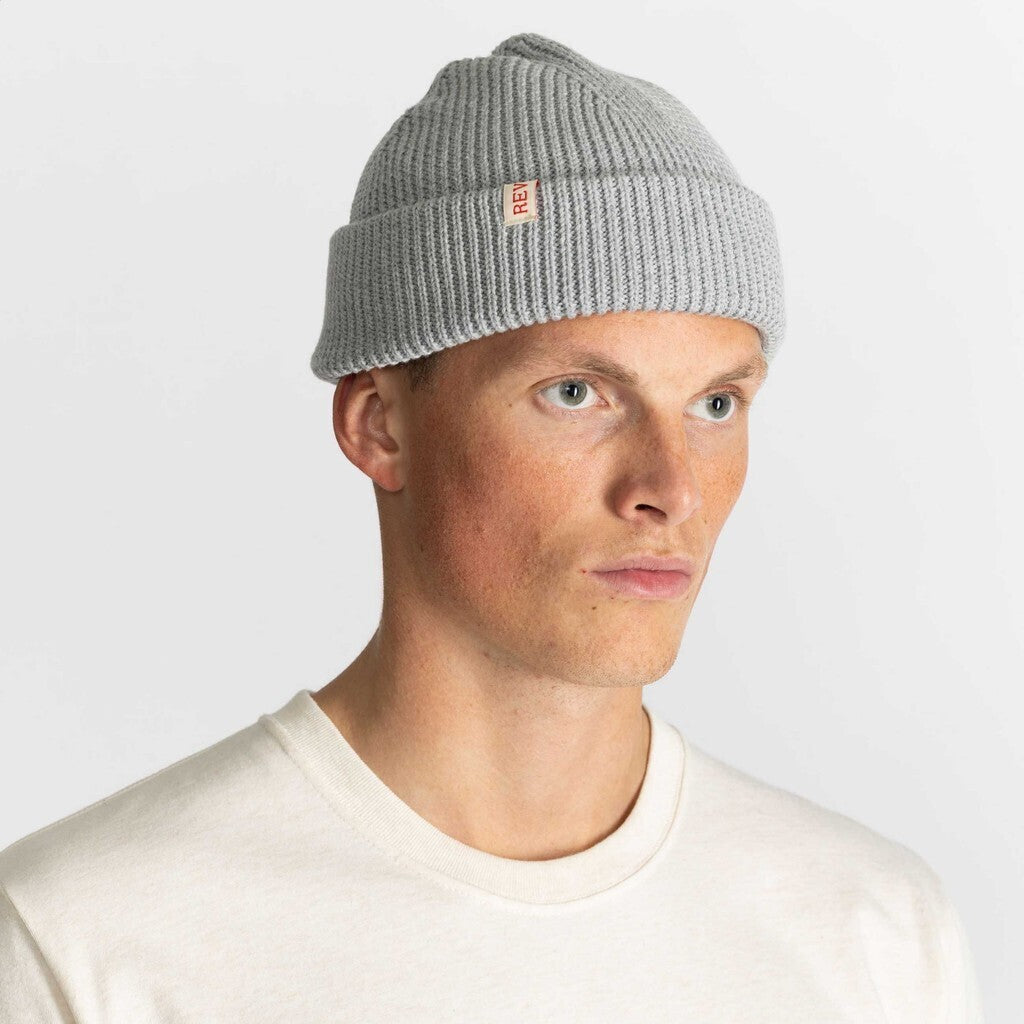 Revolution Fisherman Beanie Headwear Grey-melange