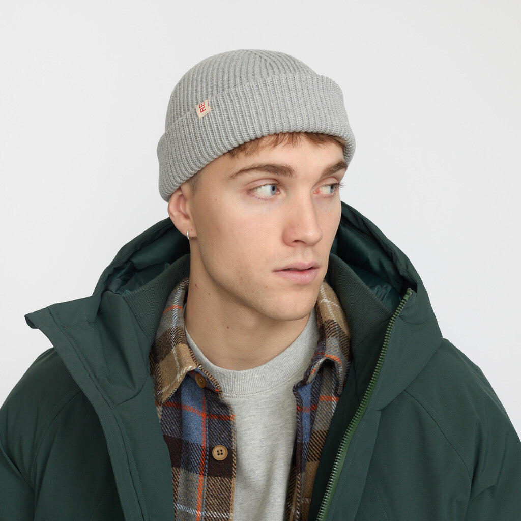 Revolution Fisherman Beanie Headwear Grey-melange