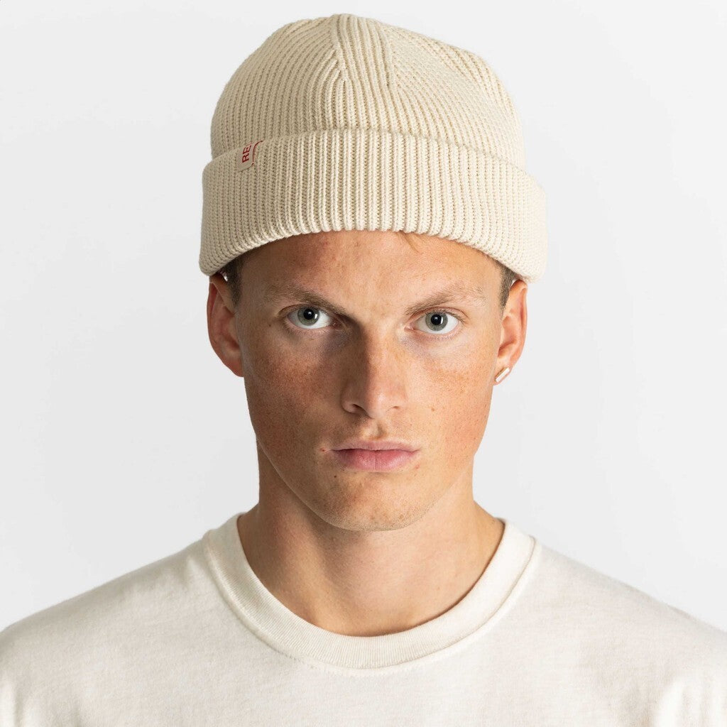 Revolution Fisherman Beanie Headwear Offwhite