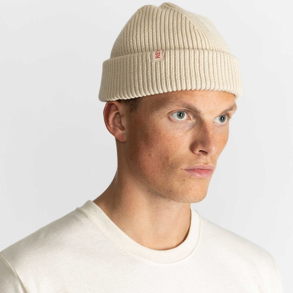 Revolution Fisherman Beanie Headwear Offwhite