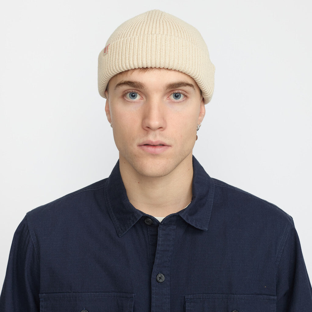 Revolution Fisherman Beanie Headwear Offwhite