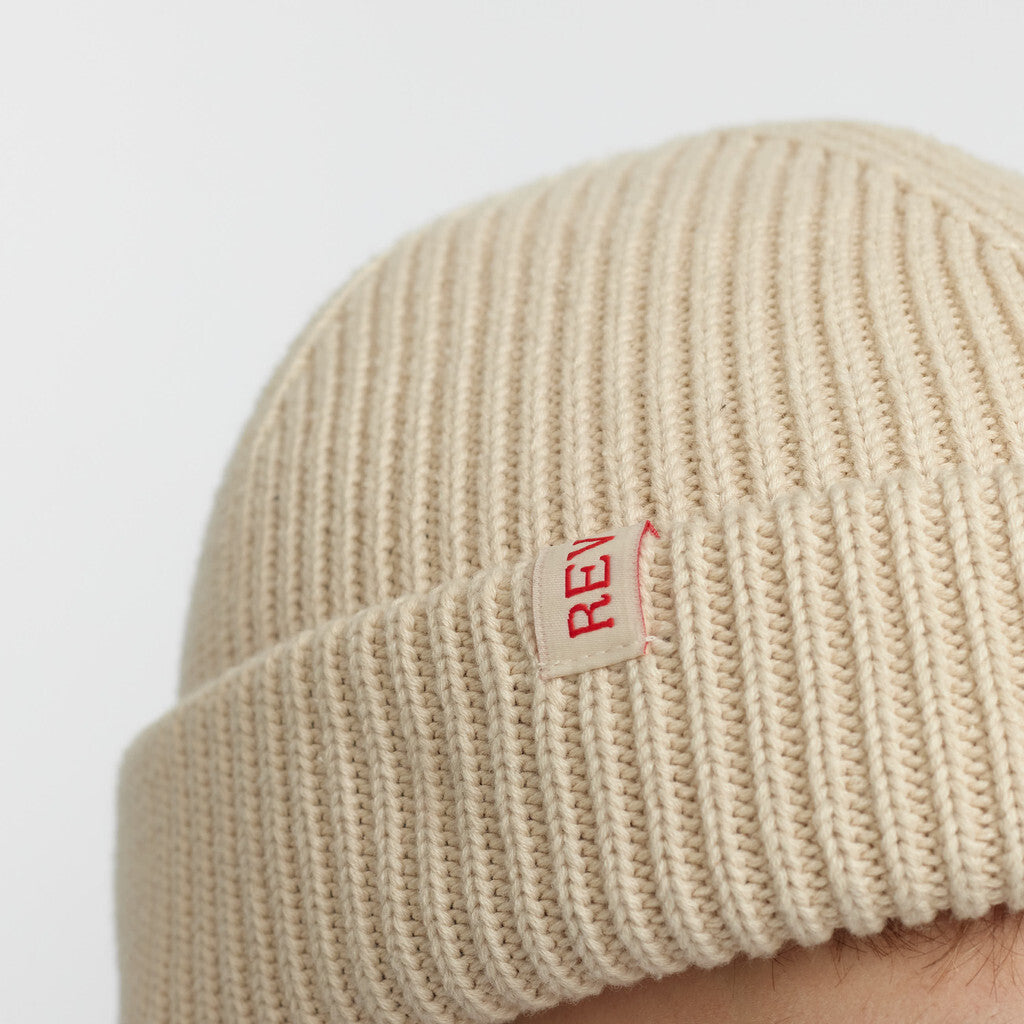 Revolution Fisherman Beanie Headwear Offwhite