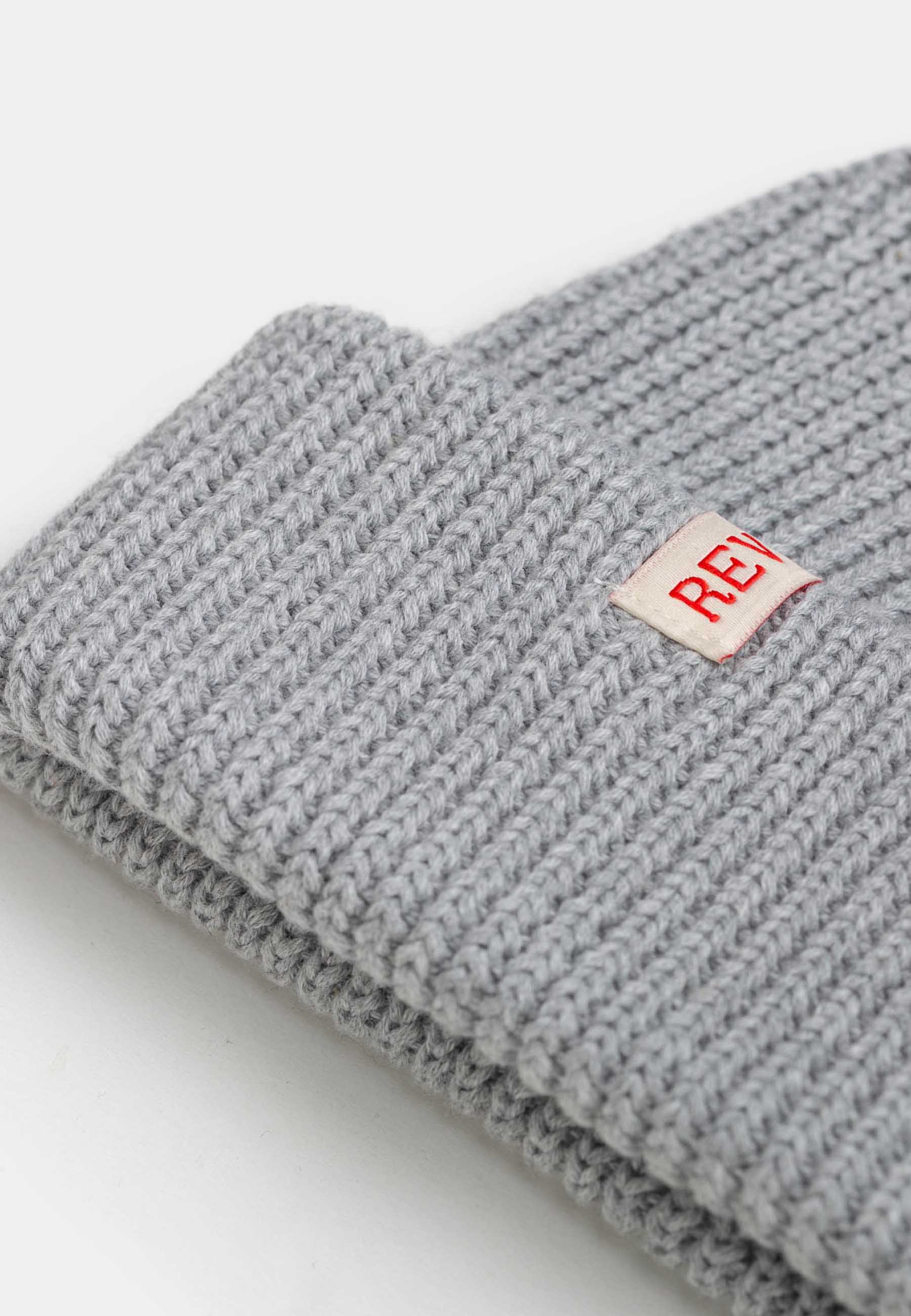 Revolution Fisherman Beanie Headwear Grey-melange
