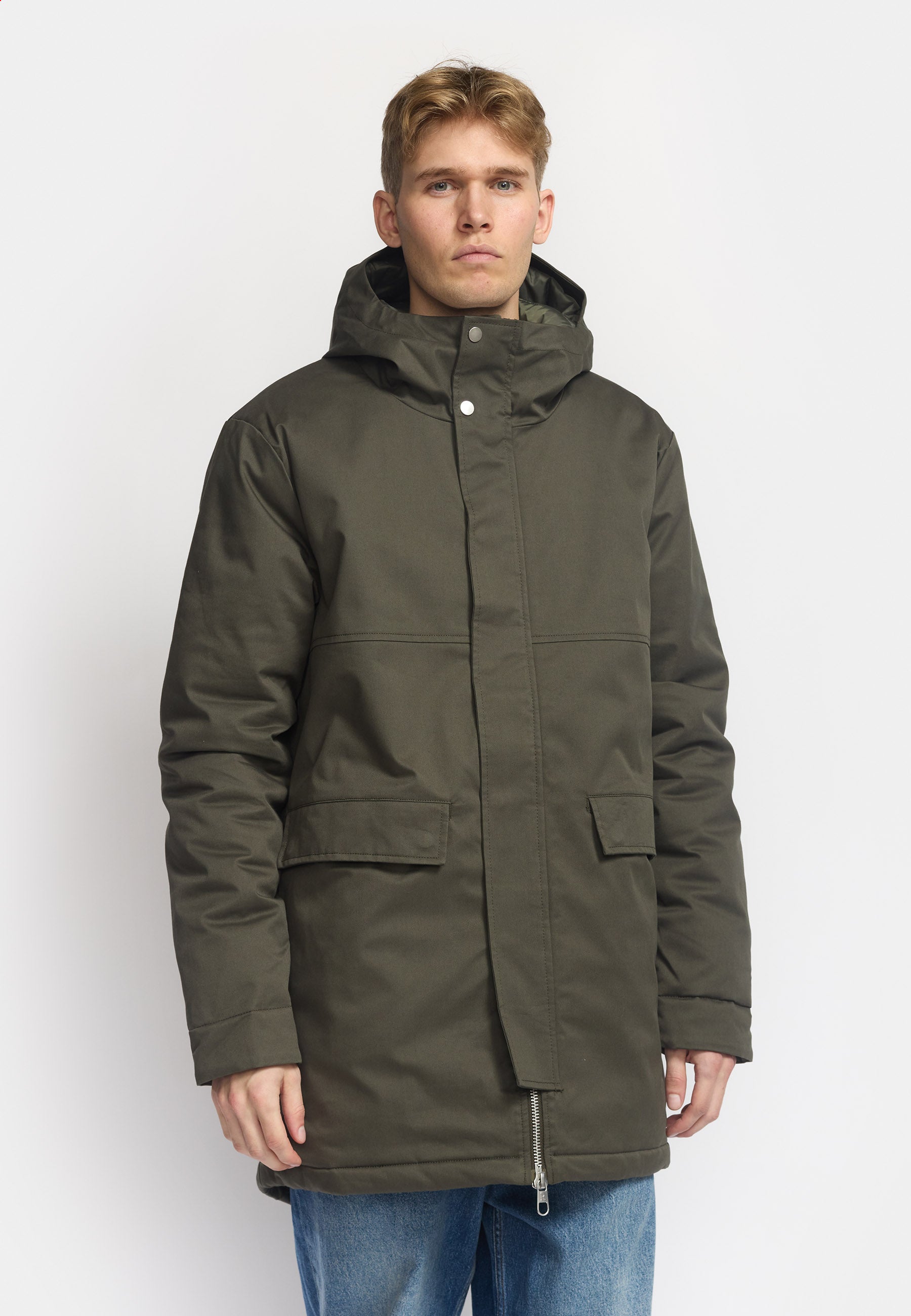 Revolution Fishtail Parka Winter Outerwear Army