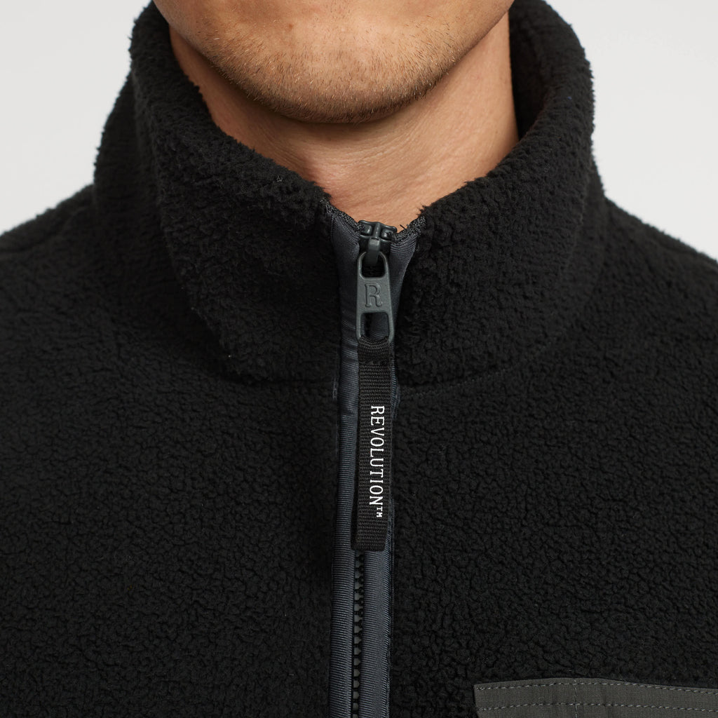 Revolution Fleece Half Zip Sweatshirts Black