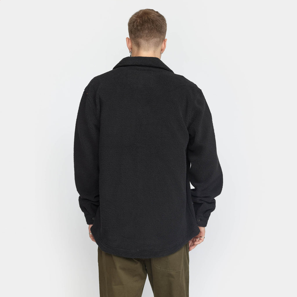 Revolution Fleece Overshirt Long-sleeve Shirts Black