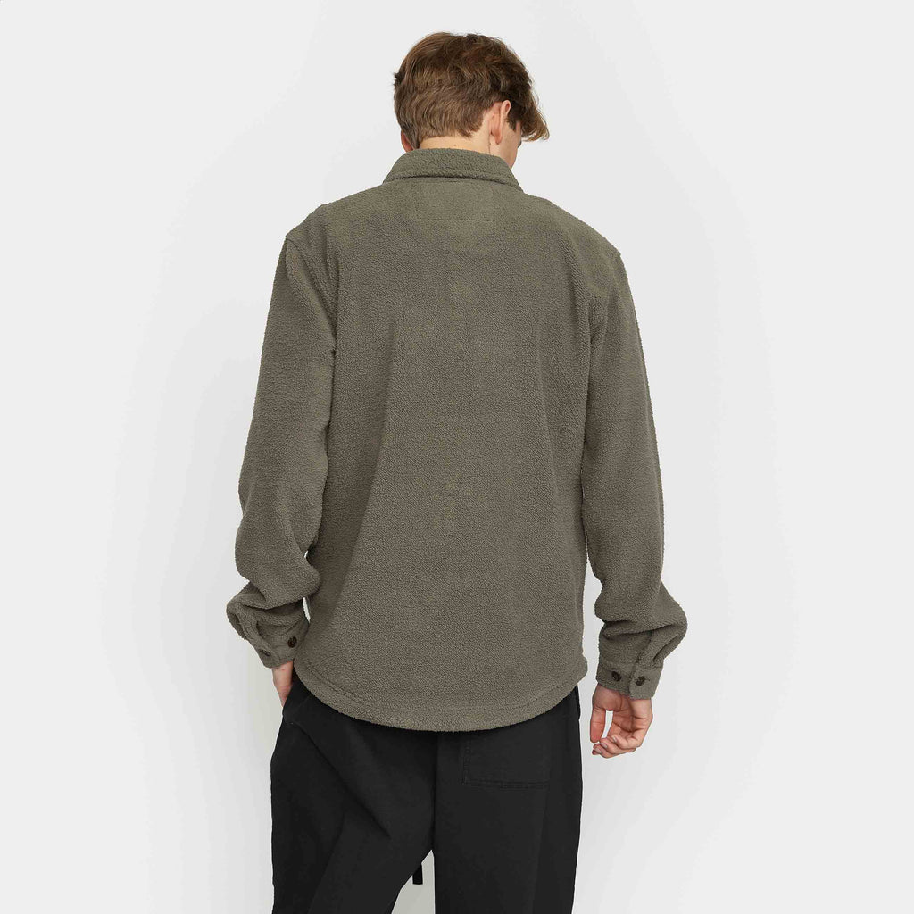 Revolution Fleece Overshirt Long-sleeve Shirts Grey