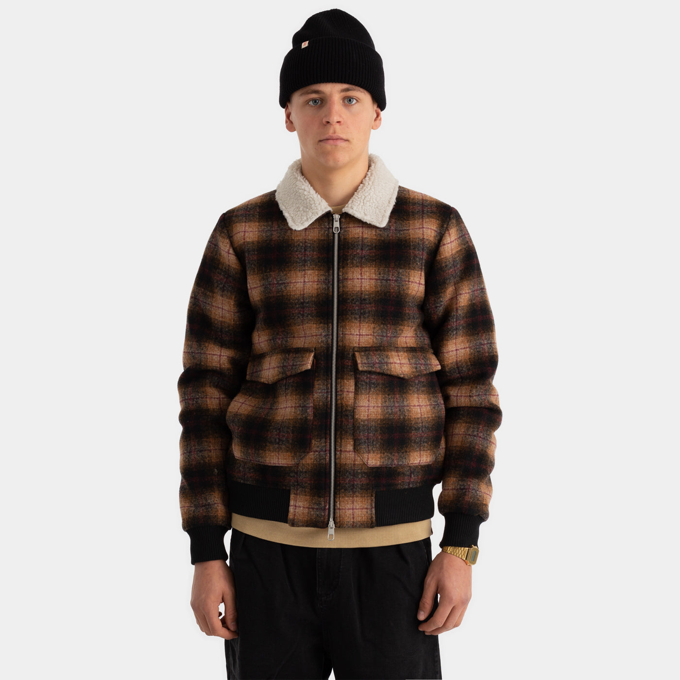 Revolution Flight Jacket Winter Outerwear Black