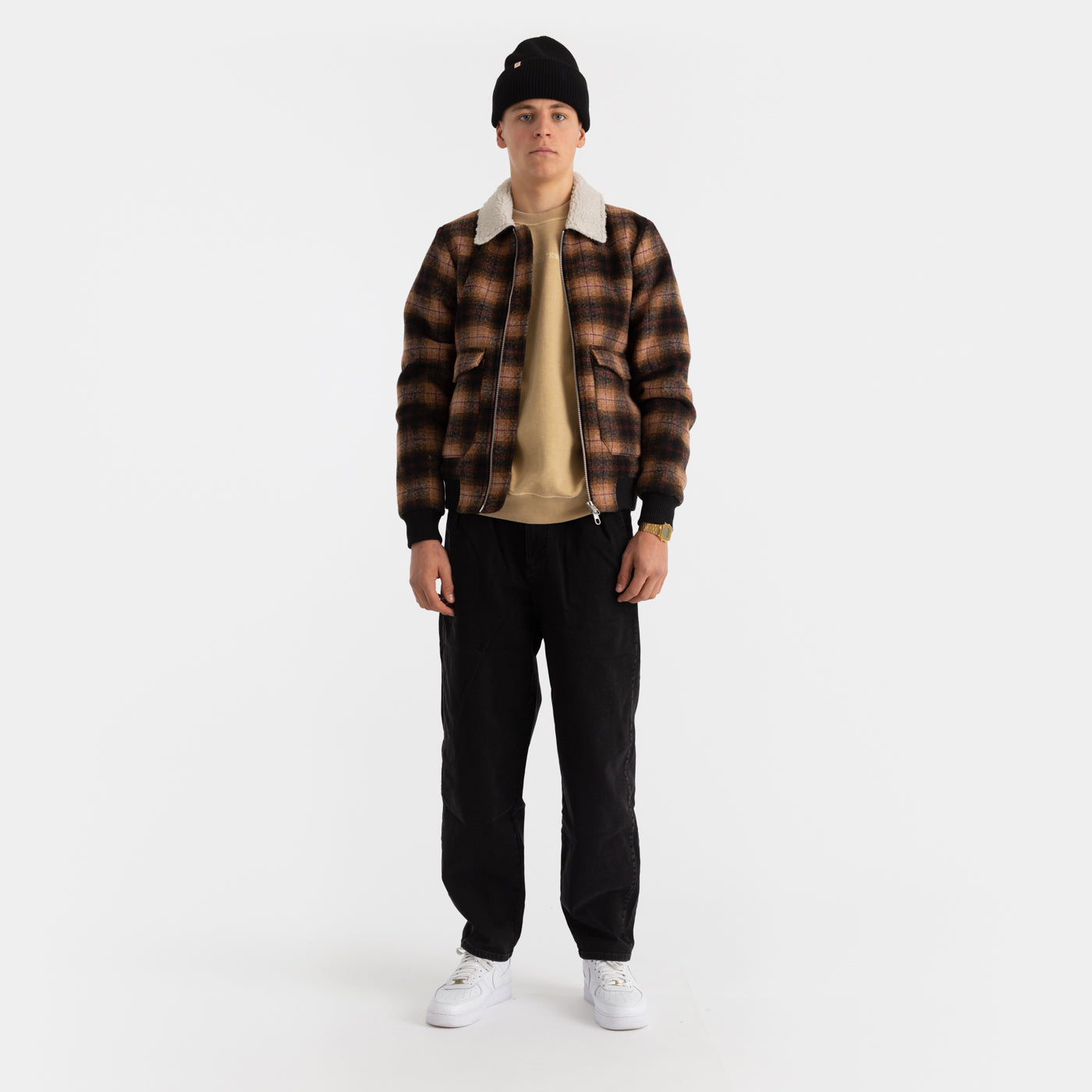 Revolution Flight Jacket Winter Outerwear Black