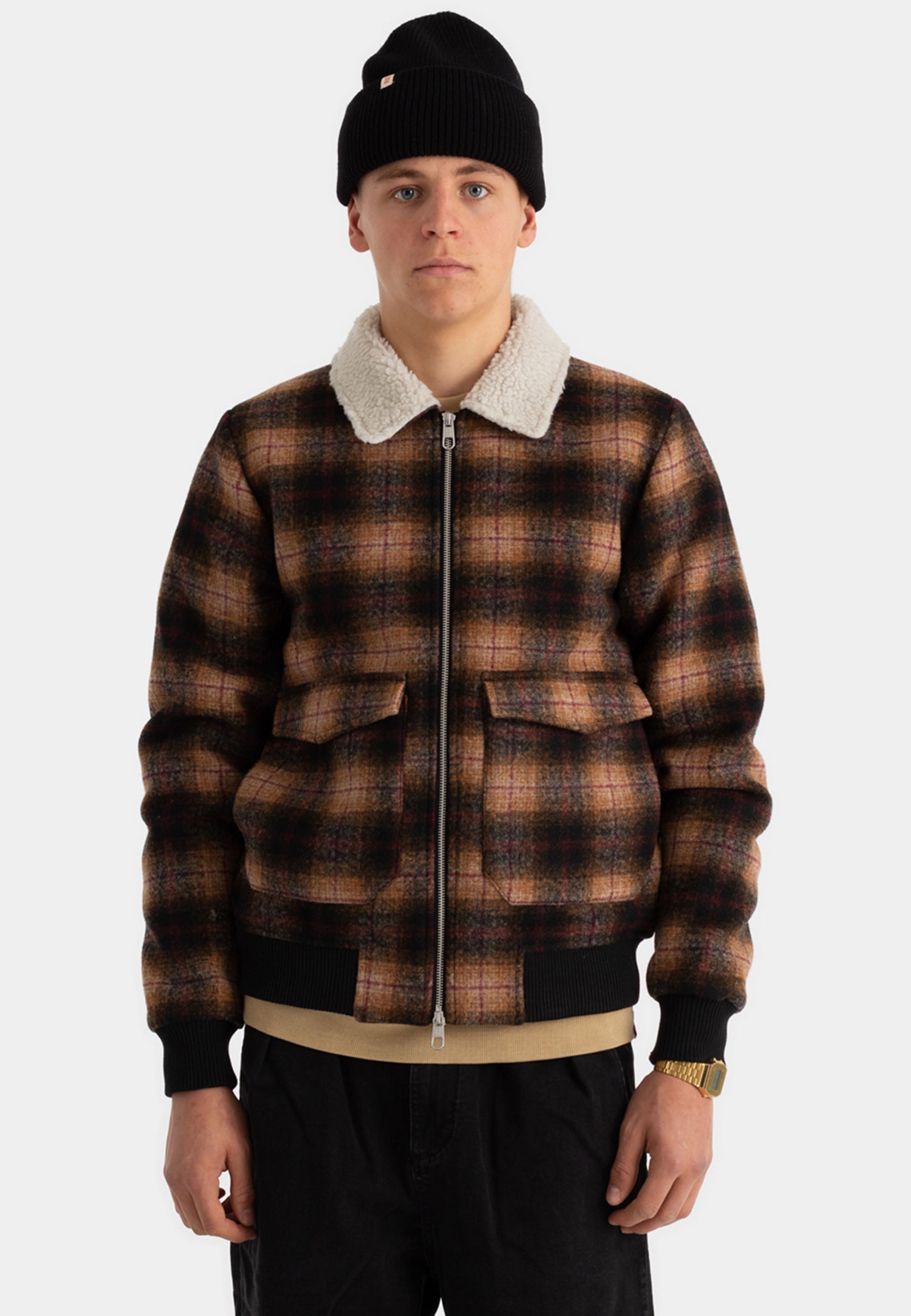 Revolution Flight Jacket Winter Outerwear Black