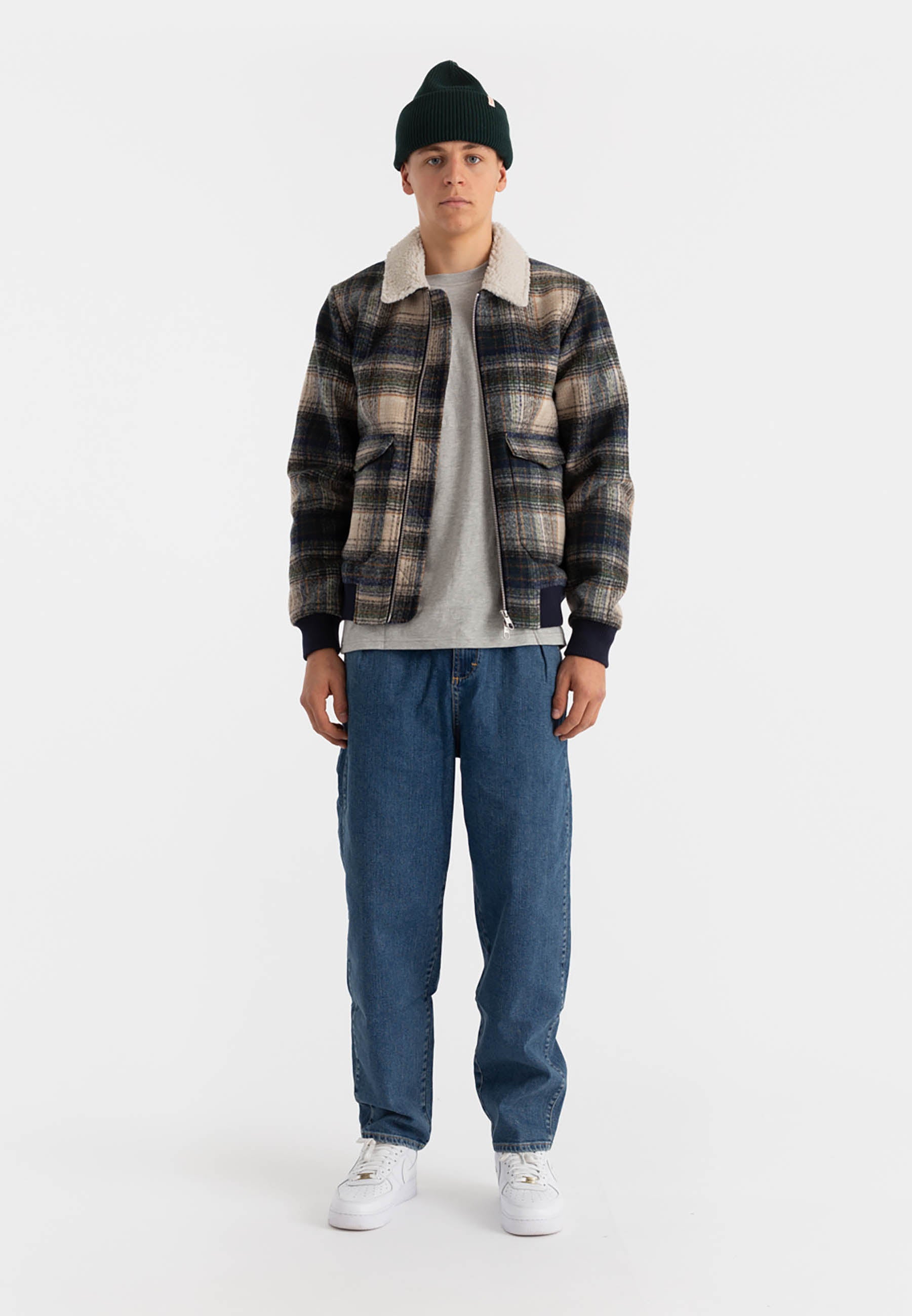 Revolution Flight Jacket Winter Outerwear Navy