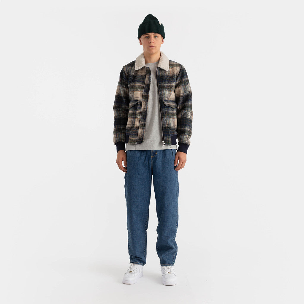 Revolution Flight Jacket Winter Outerwear Navy