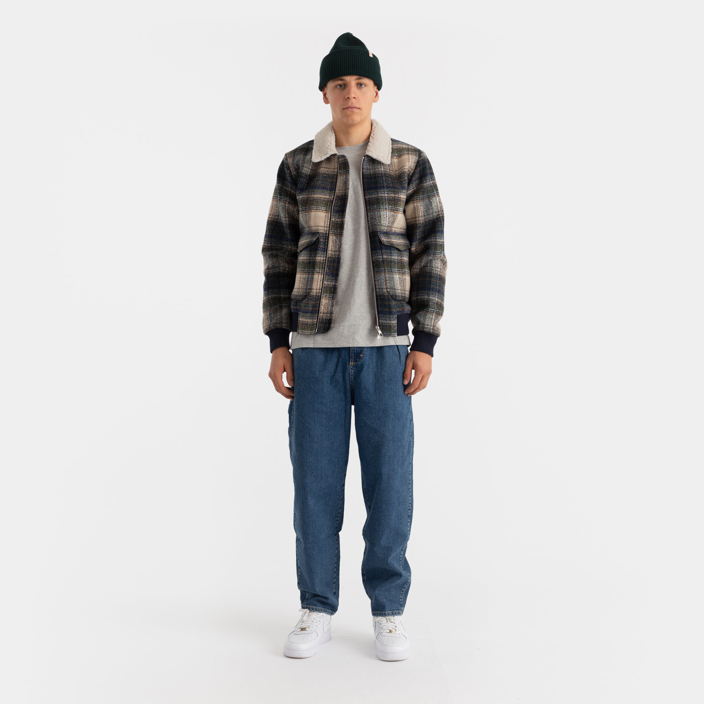 Revolution Flight Jacket Winter Outerwear Navy