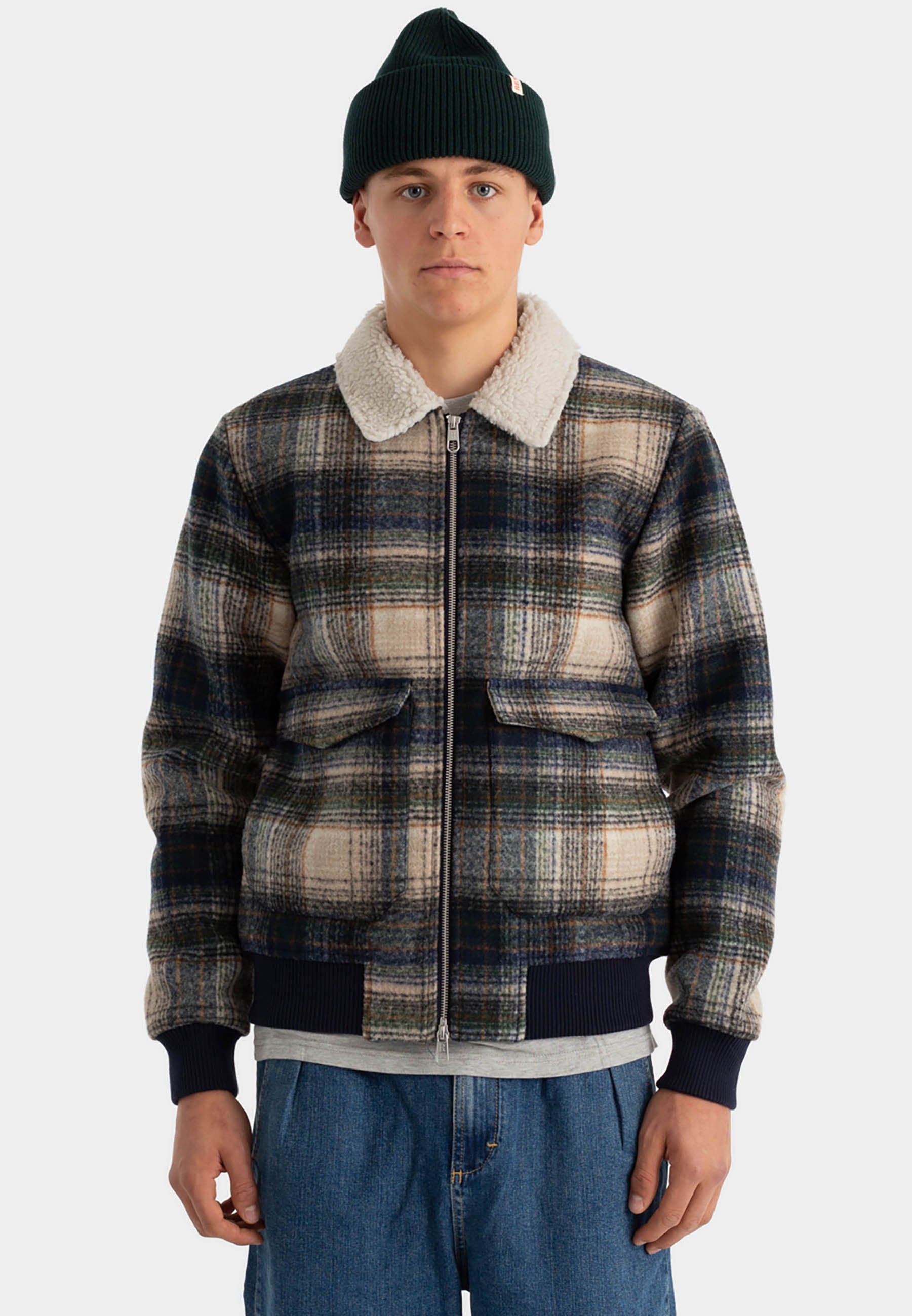 Revolution Flight Jacket Winter Outerwear Navy