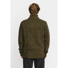 Revolution Half-zip Knit Knitwear Army