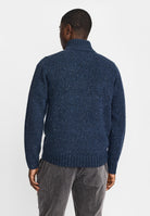 Revolution Half-zip Knit Knitwear Navy