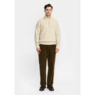 Revolution Half-zip Knit Knitwear White
