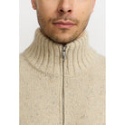 Revolution Half-zip Knit Knitwear White