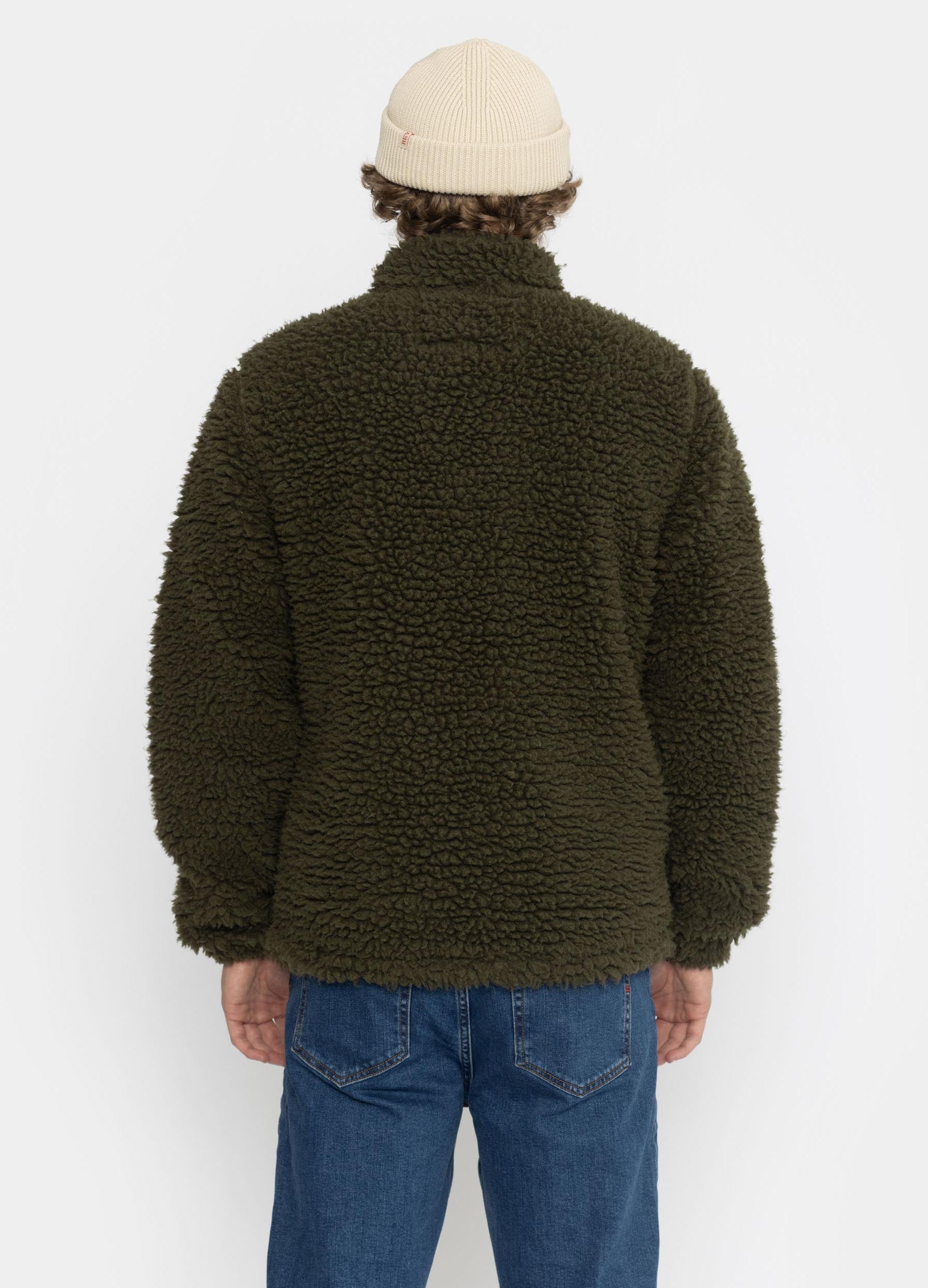 Revolution Heavy Teddy Jacket Fleece Army