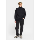 Revolution High-neck Sweater Knitwear Darknavy