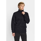 Revolution High-neck Sweater Knitwear Darknavy