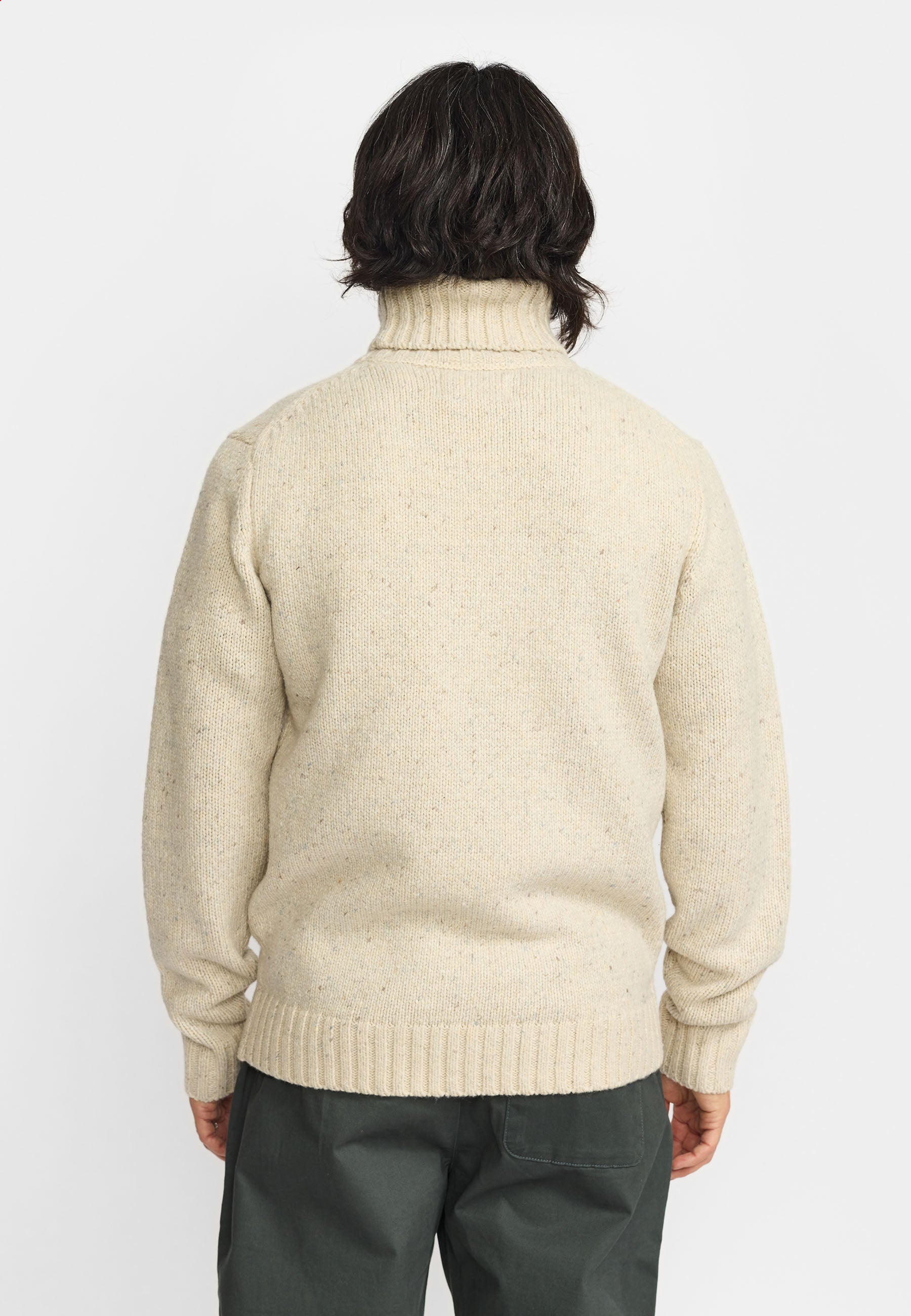 Revolution High-neck Sweater Knitwear White
