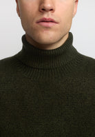 Revolution High-neck Sweather Knitwear Army