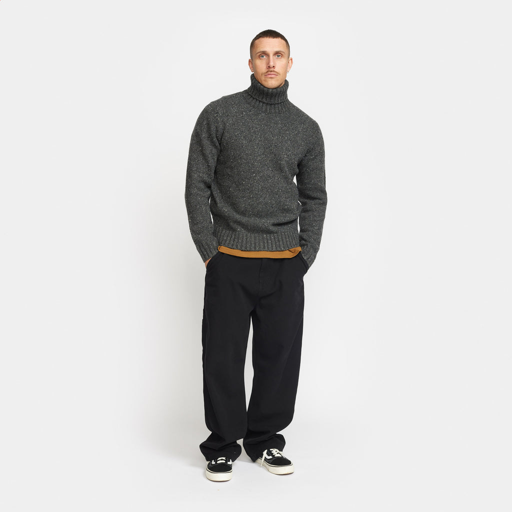 Revolution High-neck Sweather Knitwear Black