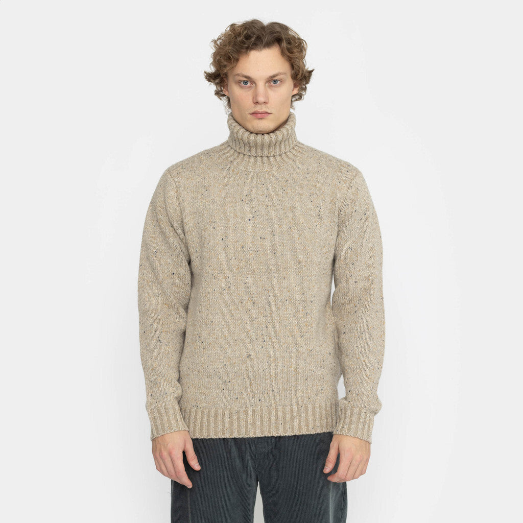 Revolution High-neck Sweather Knitwear Offwhite