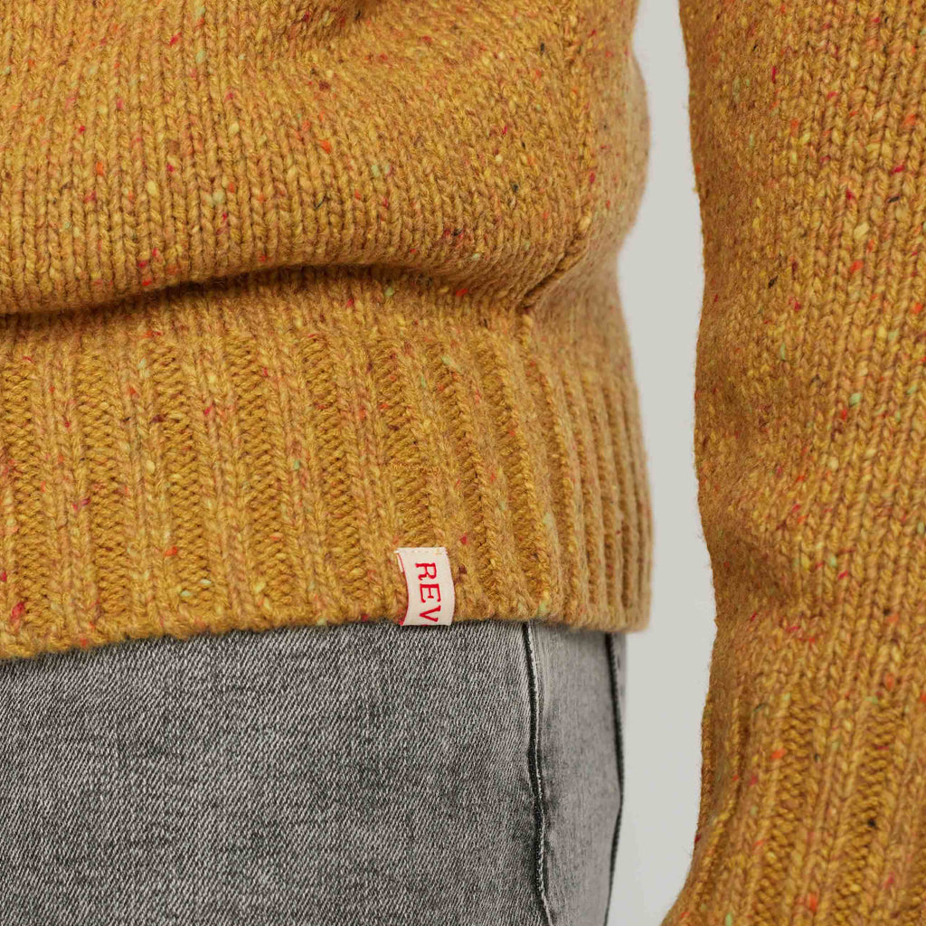 Revolution High-neck Sweather Knitwear Yellow