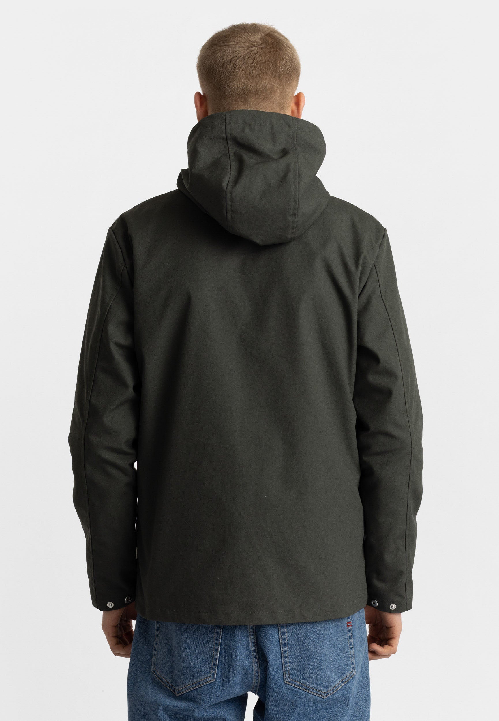 Revolution Hooded Jacket Lightweight Outerwear Army