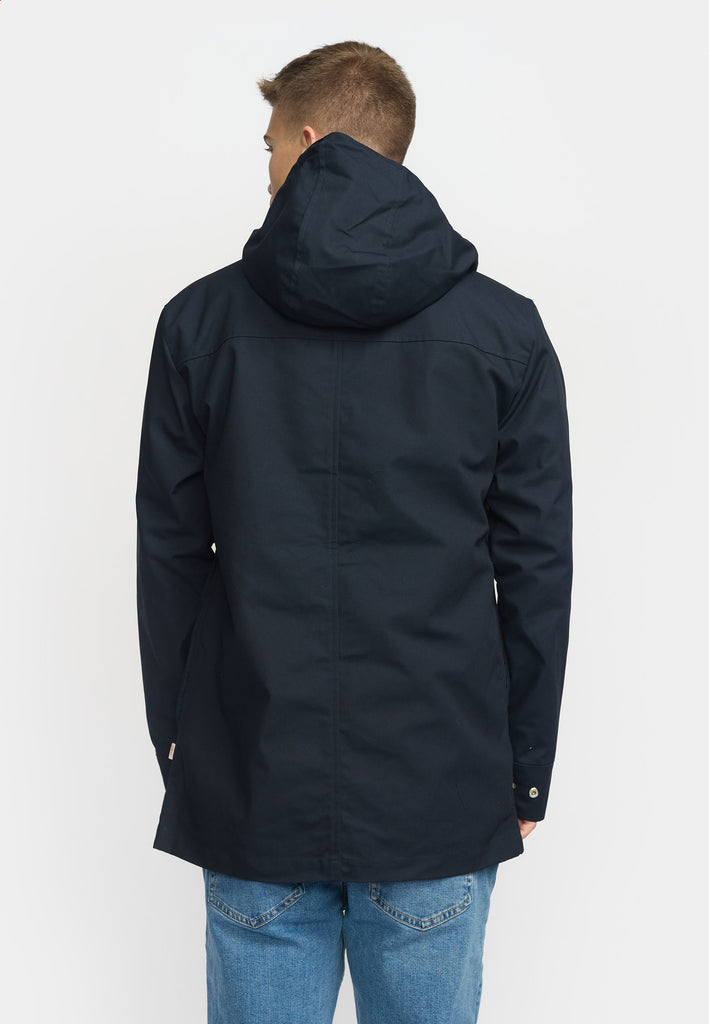 Revolution Hooded Jacket Lightweight Outerwear Navy