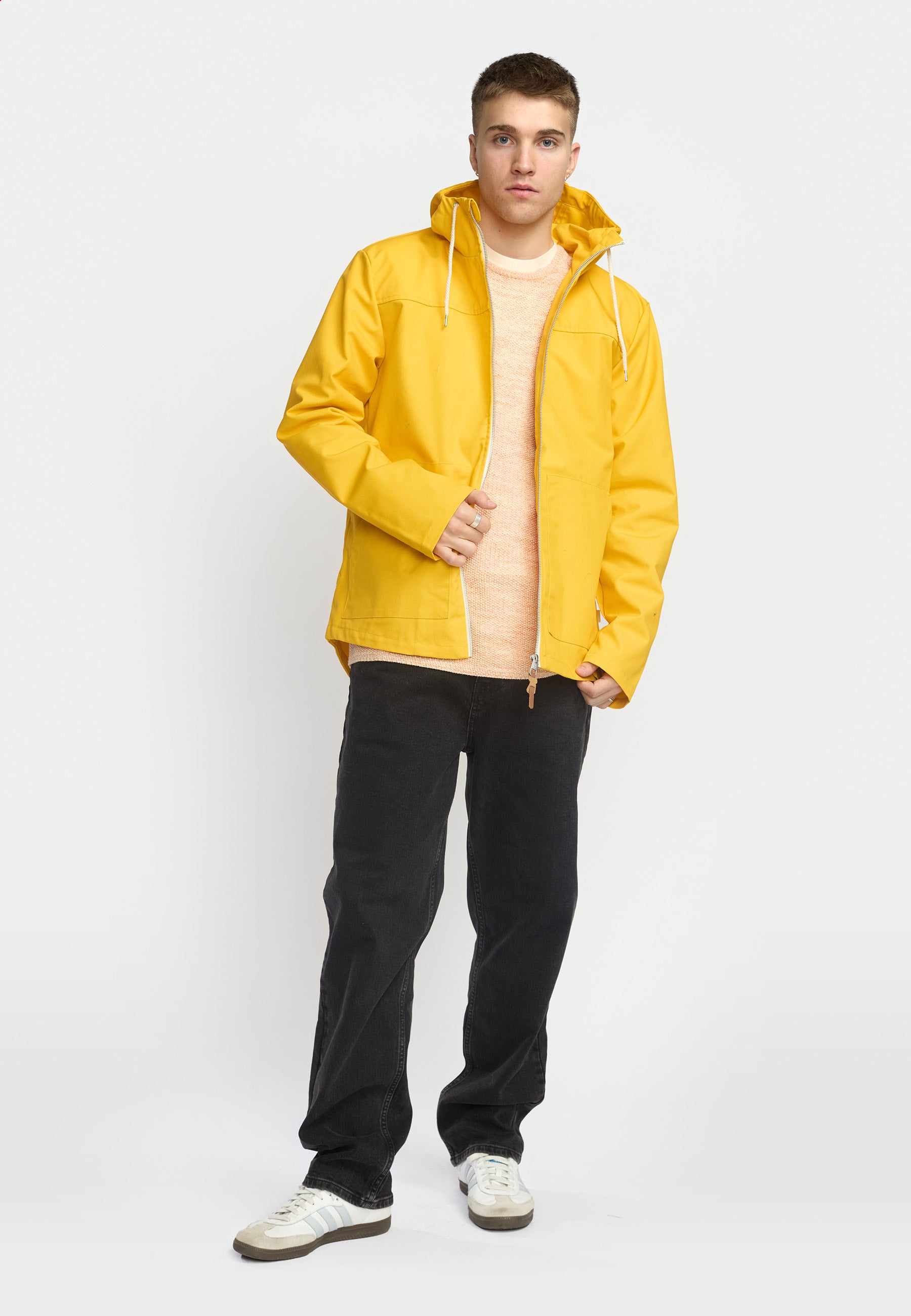 Revolution Hooded Jacket Lightweight Outerwear Yellow