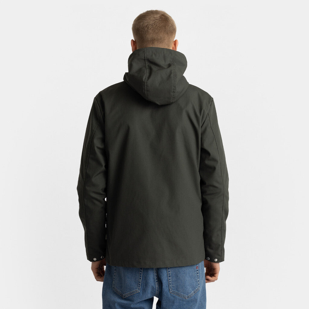 Revolution Hooded Jacket Lightweight Outerwear Army