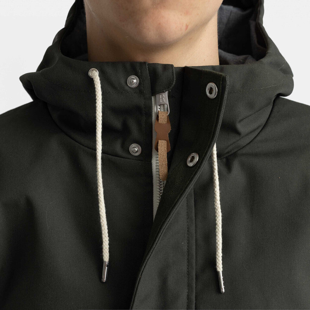 Revolution Hooded Jacket Lightweight Outerwear Army