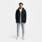 Revolution Hooded Jacket Lightweight Outerwear Navy