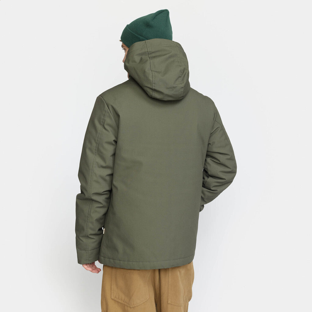 Revolution Hooded Jacket Winter Outerwear Army