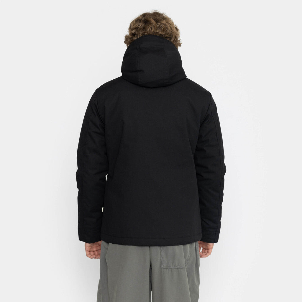 Revolution Hooded Jacket Winter Outerwear Black